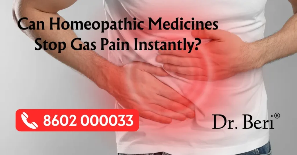 Can Carbo Veg or Nux Vomica Stop Gas-Related Pain Instantly?