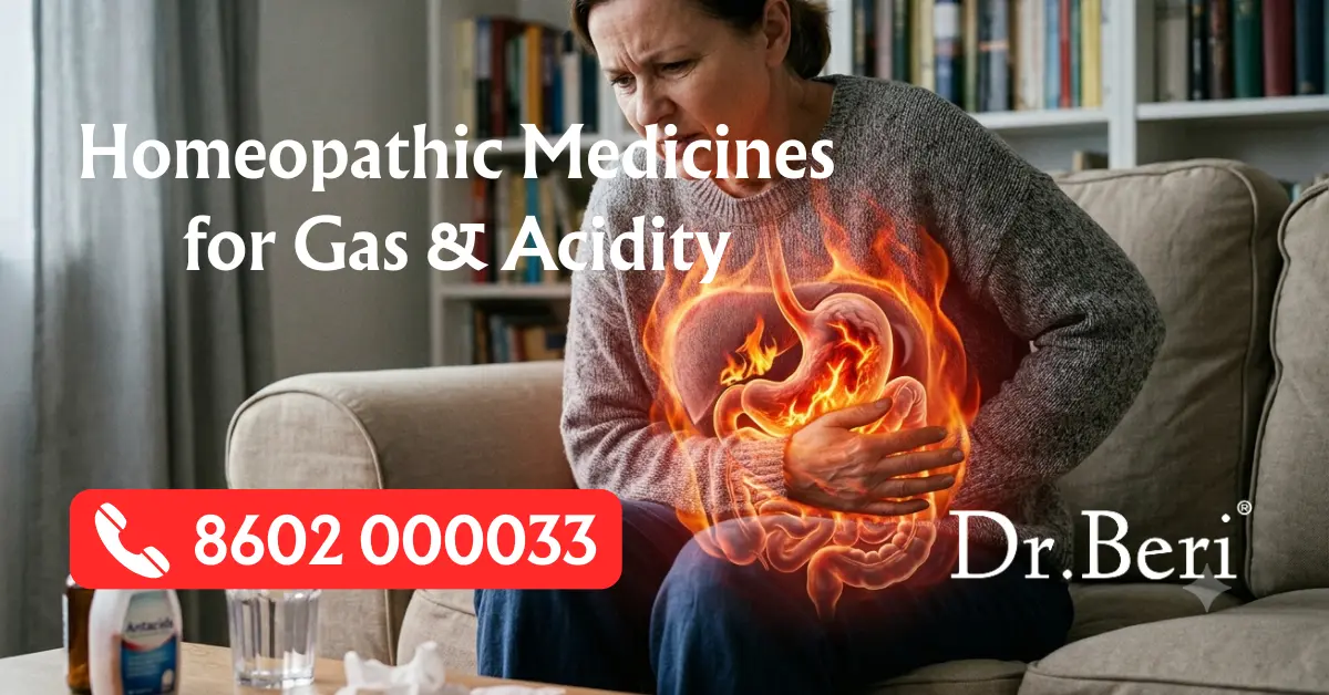 Homeopathic Medicine for Gas and Acidity