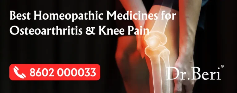 Best Homeopathic Medicines for Osteoarthritis and Knee Pain