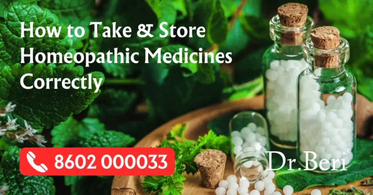 how to take homeopathic medicines correctly